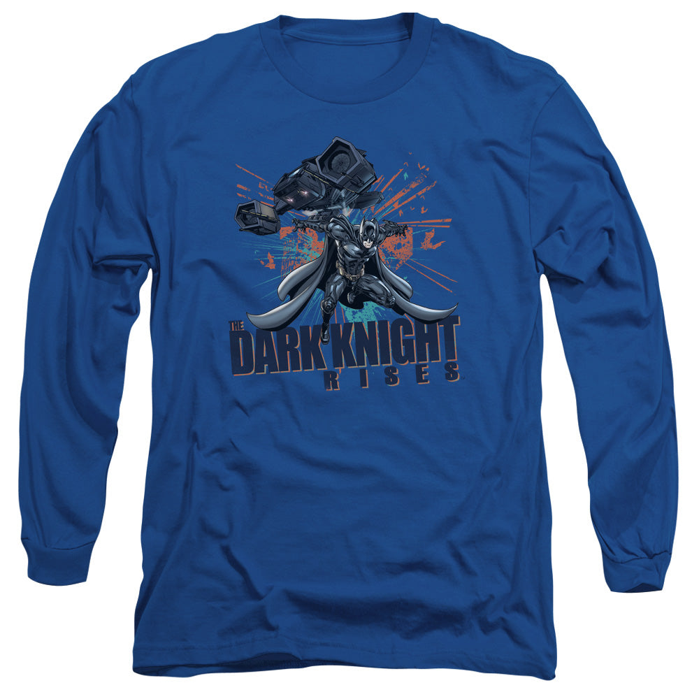 Dark Knight Rises Batwing Licensed Adult Unisex Long Sleeve T-Shirt SM-LG