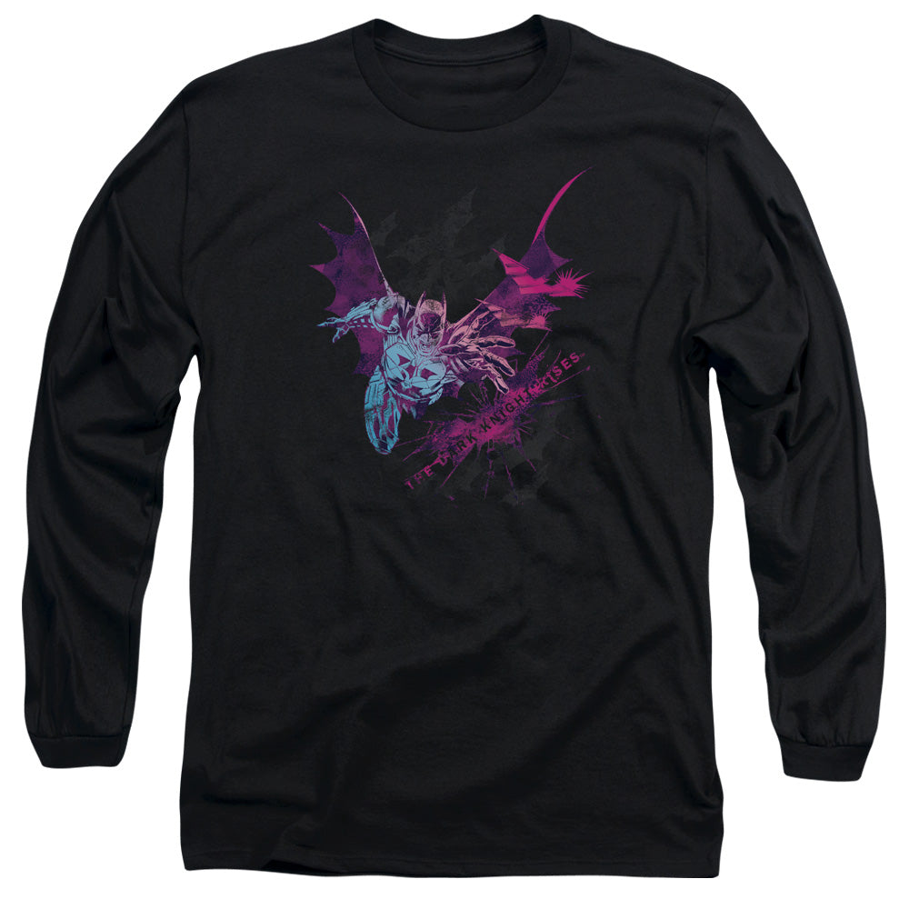 Dark Knight Rises Batarang Licensed Adult Unisex Long Sleeve T-Shirt MD-LG