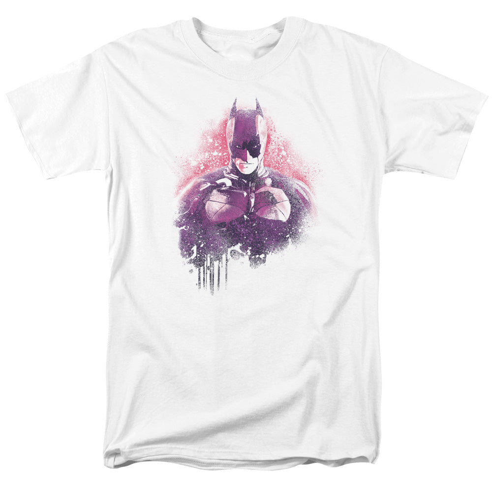 Dark Knight Rises Spray Bat Licensed Adult Unisex T-Shirt Regular Fit Tee SM-3X