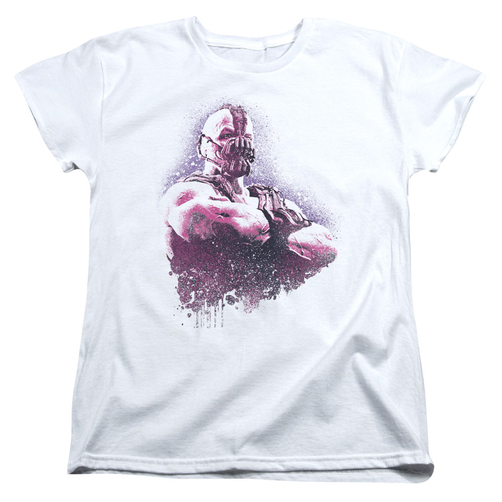 Dark Knight Rises Spray Bane Licensed Women's T-Shirt Regular Fit LG