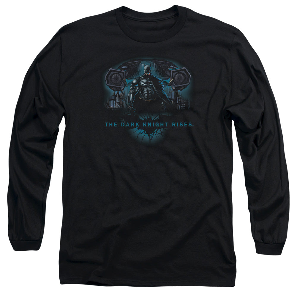 Dark Knight Rises Gothams Dark Knight Licensed Adult Unisex Long Sleeve T-Shirt