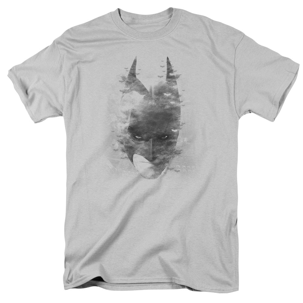 Dark Knight Rises Bat Head Licensed Adult Unisex T-Shirt Regular Fit Tee SM-3X