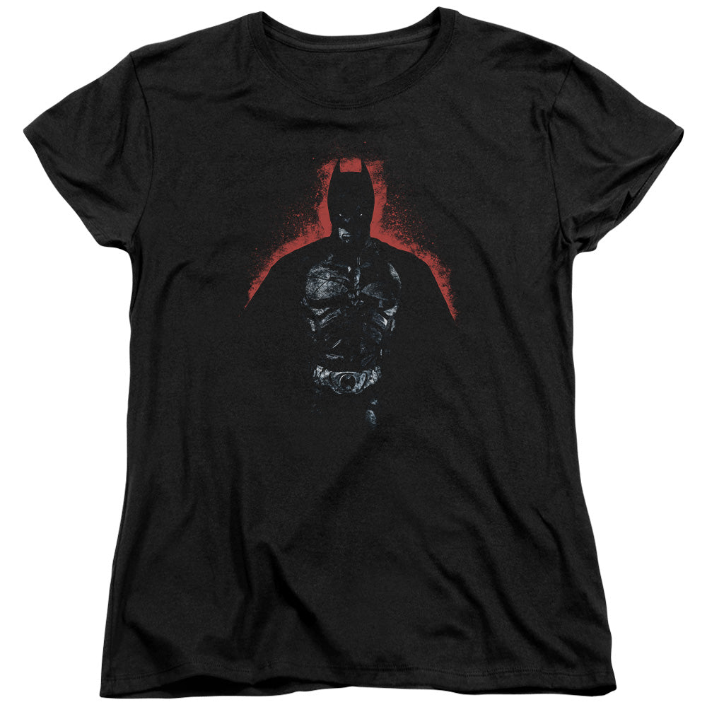 Dark Knight Rises Into The Dark Licensed Women's T-Shirt Regular Fit LG
