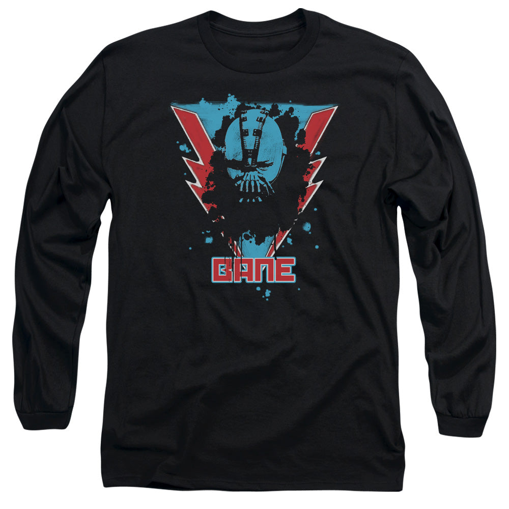 Dark Knight Rises Bane Lightning Licensed Adult Unisex Long Sleeve T-Shirt LG