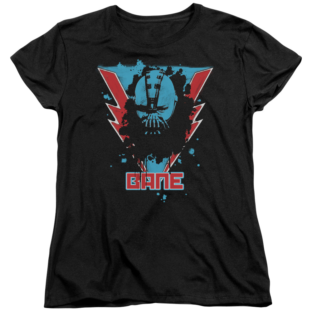 Dark Knight Rises Bane Lightning Licensed Women's T-Shirt Regular Fit LG