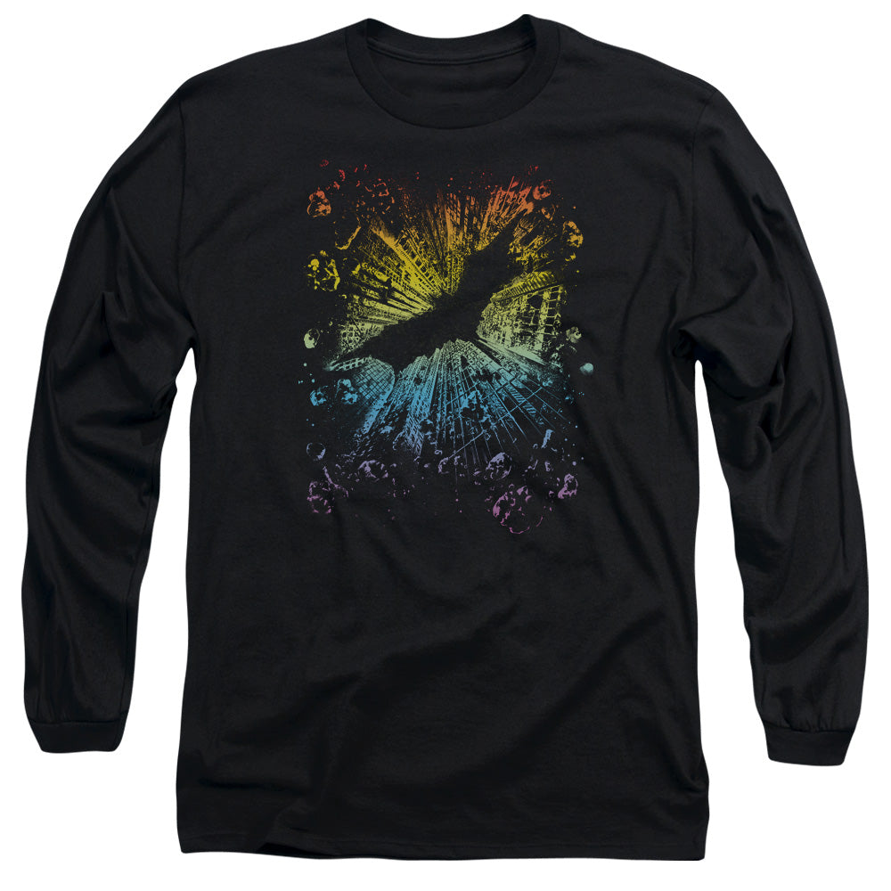 Dark Knight Rises Coming At You Licensed Adult Unisex Long Sleeve T-Shirt LG