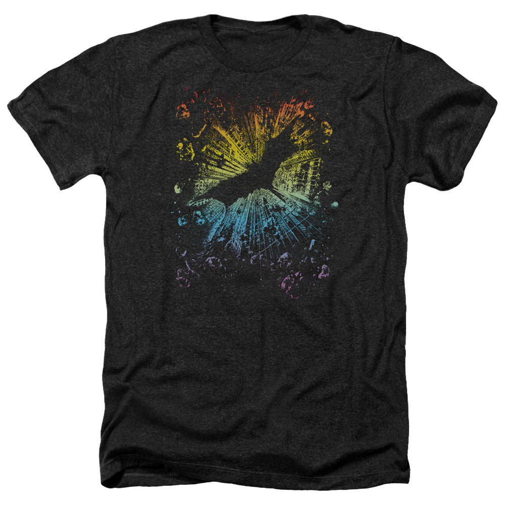 Dark Knight Rises Coming At You Licensed Adult Unisex T-Shirt Heather Tee LG