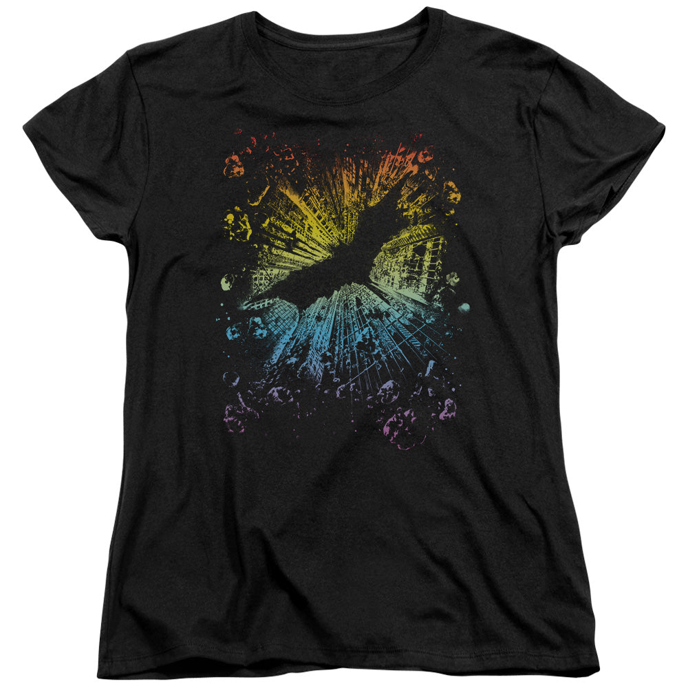Dark Knight Rises Coming At You Licensed Women's T-Shirt Regular Fit SM-2X