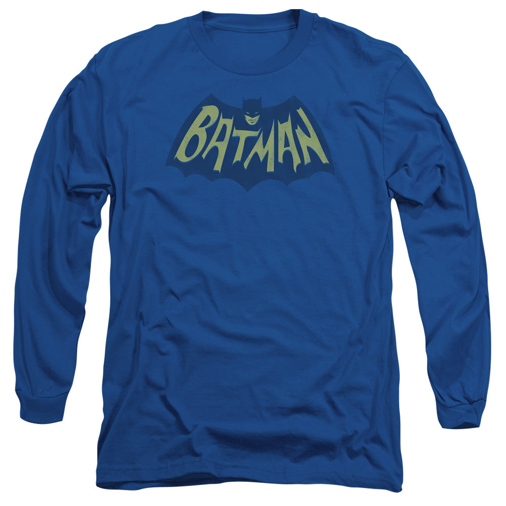 Batman Show Bat Logo Licensed Adult Unisex Long Sleeve T-Shirt SM-3X