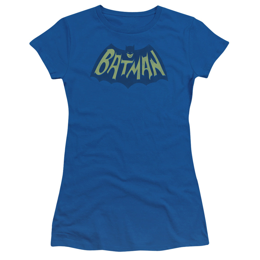 Batman Show Bat Logo Licensed Women's T-Shirt Juniors MD-XL