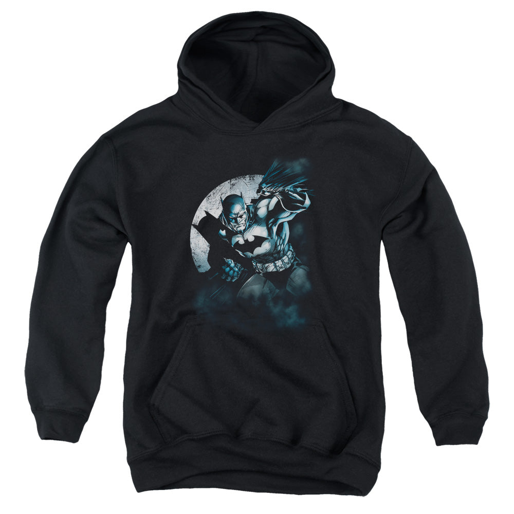 AN OFFCIALLY LICENSED BATMAN BATMAN SPOTLIGHT YOUTH HOODIE BLACK