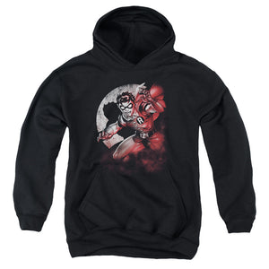 AN OFFCIALLY LICENSED BATMAN ROBIN SPOTLIGHT YOUTH HOODIE BLACK