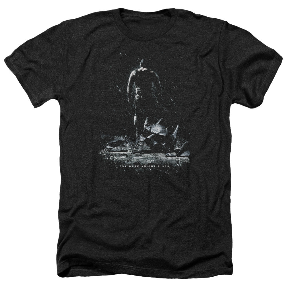 Dark Knight Rises Bane Poster Licensed Adult Unisex T-Shirt Heather Tee LG-XL