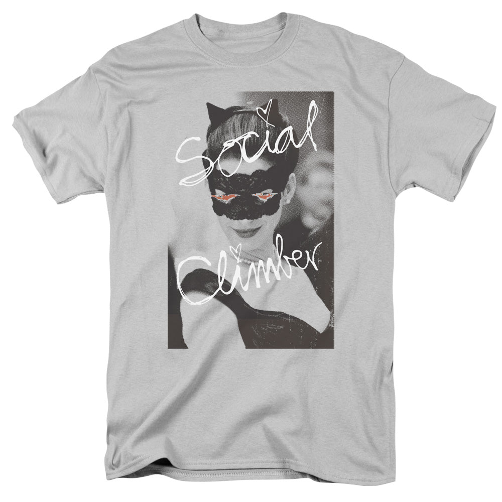 Dark Knight Rises Social Climber Licensed Adult Unisex T-Shirt Regular Fit Tee