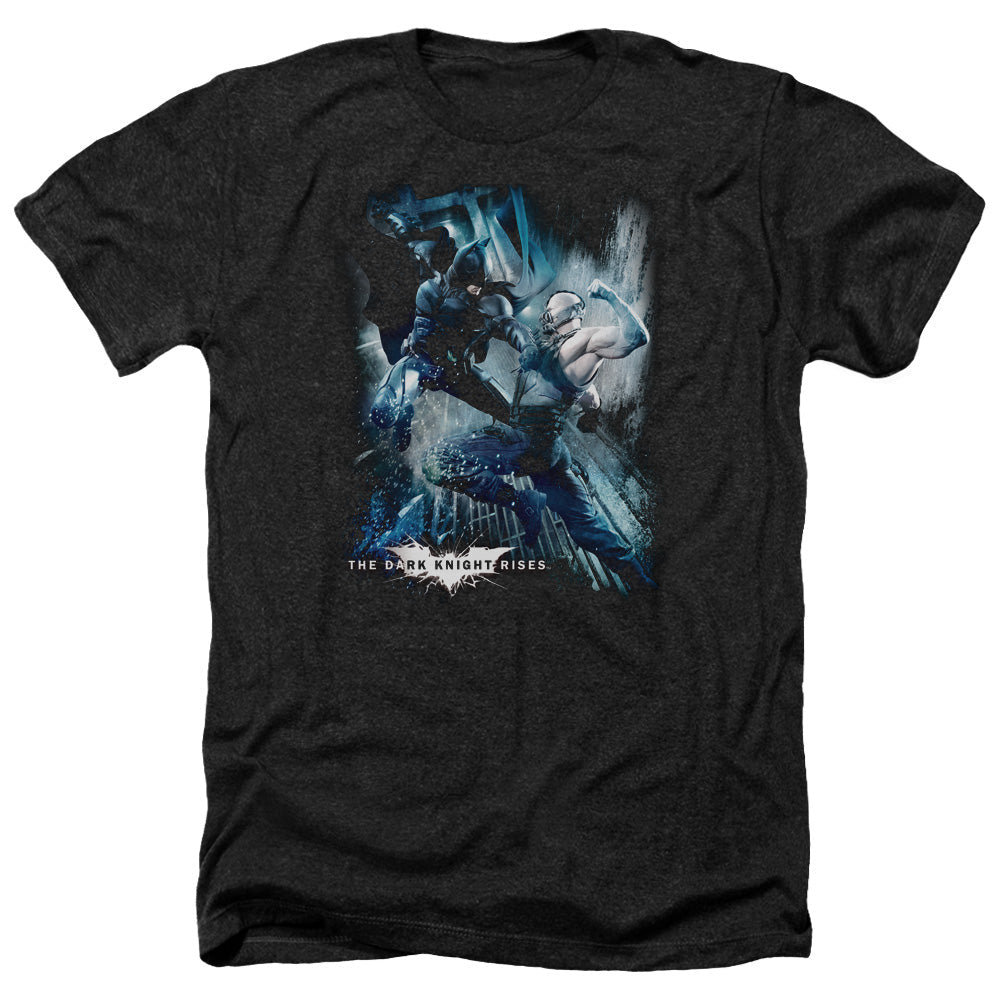 Dark Knight Rises Showdown Licensed Adult Unisex T-Shirt Heather Tee LG