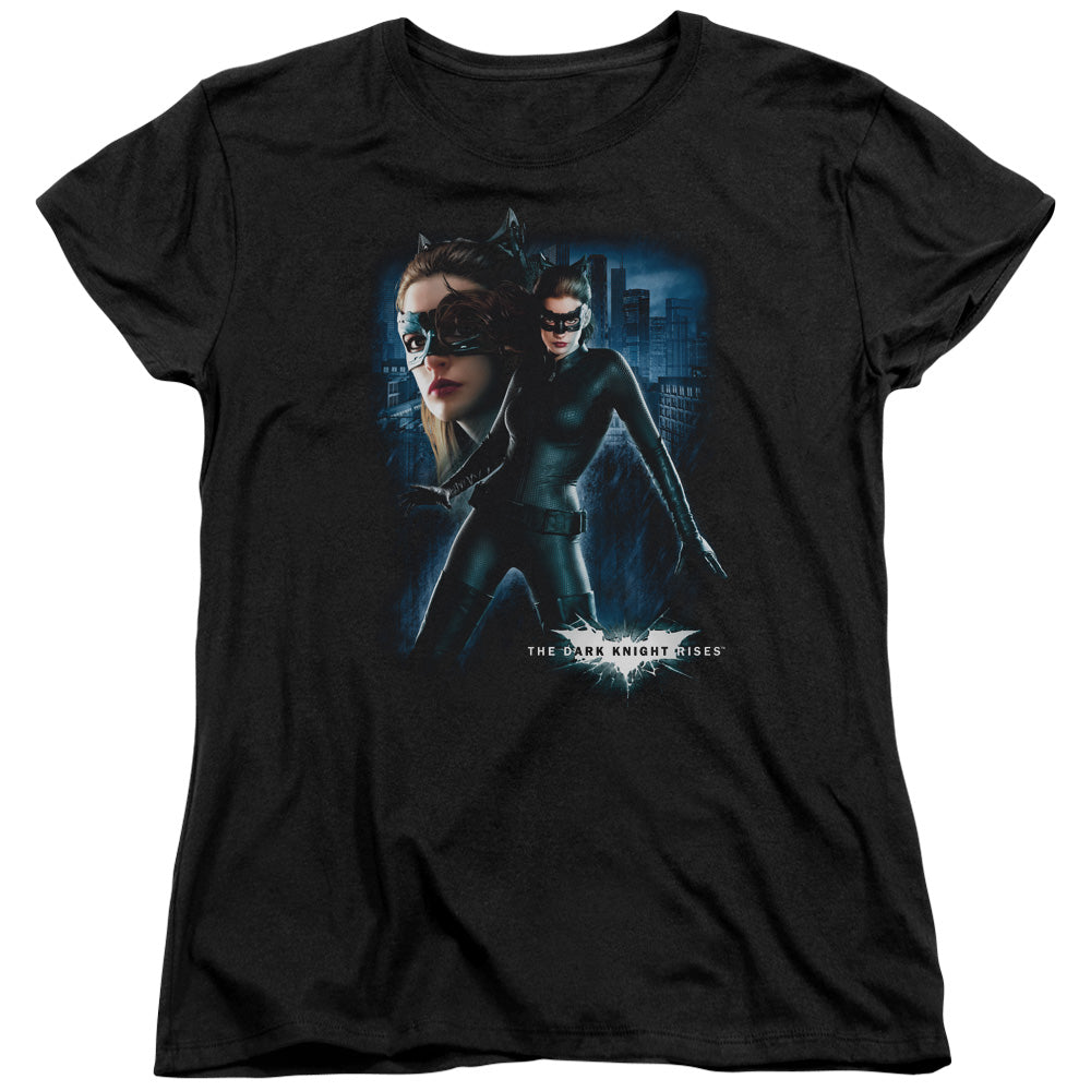 Dark Knight Rises Catwoman Licensed Women's T-Shirt Regular Fit LG-XL