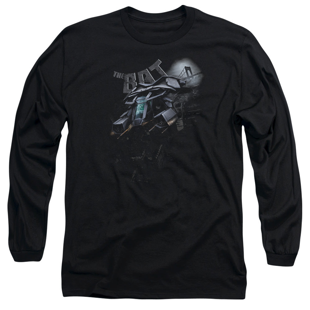 Dark Knight Rises Patrol The Skies Licensed Adult Unisex Long Sleeve T-Shirt LG