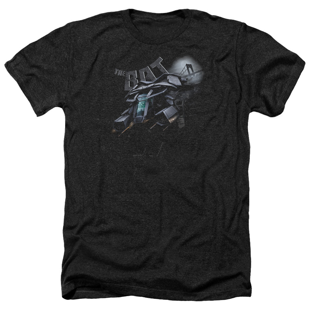 Dark Knight Rises Patrol The Skies Licensed Adult Unisex T-Shirt Heather Tee LG