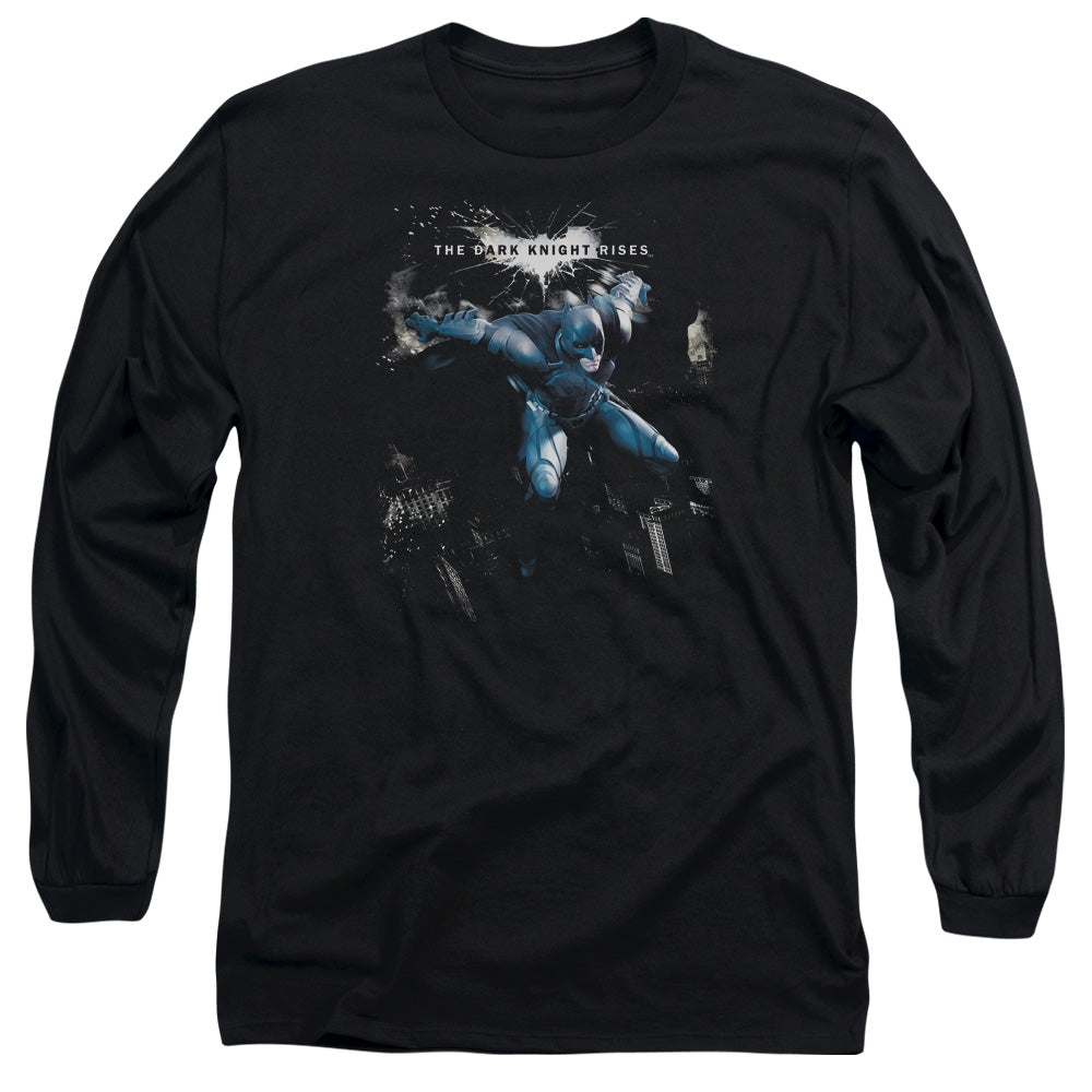Dark Knight Rises What Gotham Needs Licensed Adult Unisex Long Sleeve T-Shirt LG