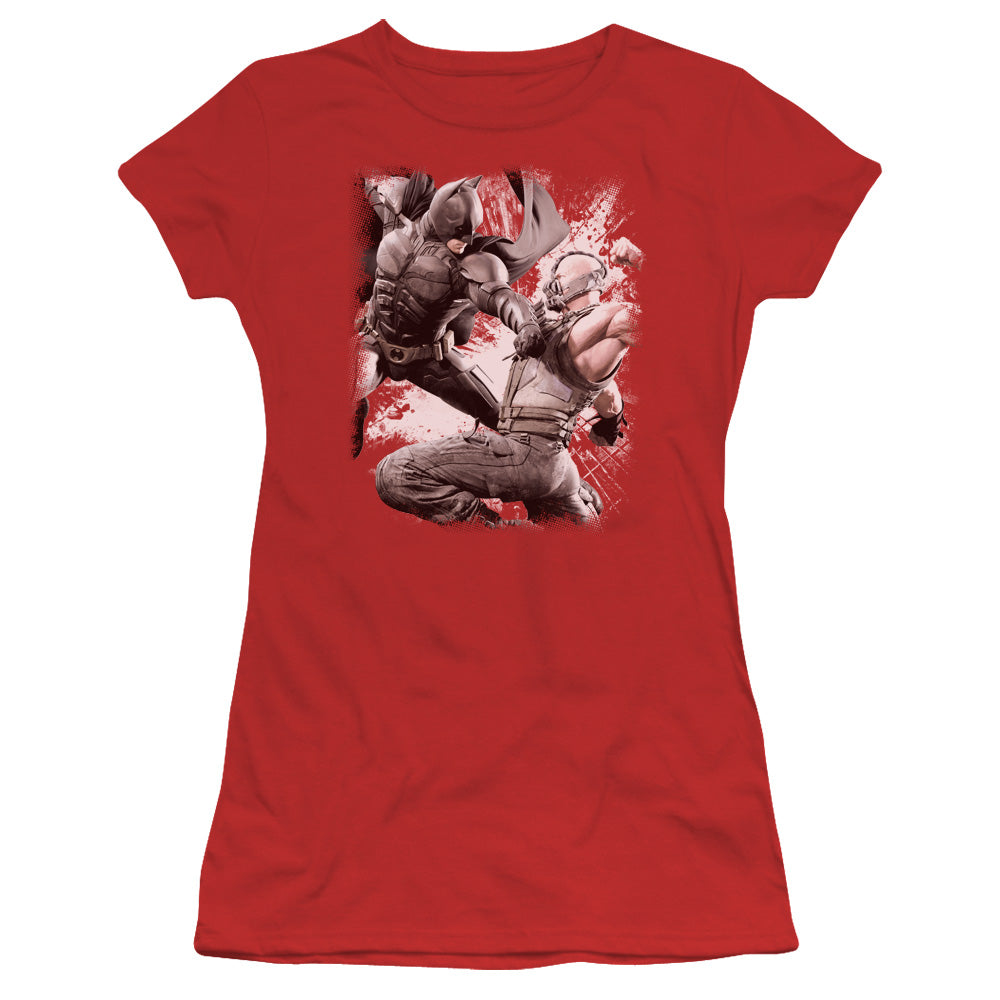 Dark Knight Rises Final Fight Licensed Women's T-Shirt Juniors SM