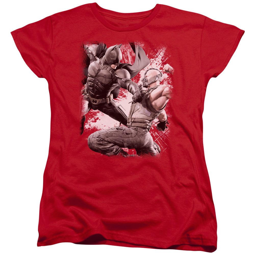 Dark Knight Rises Final Fight Licensed Women's T-Shirt Regular Fit MD-LG