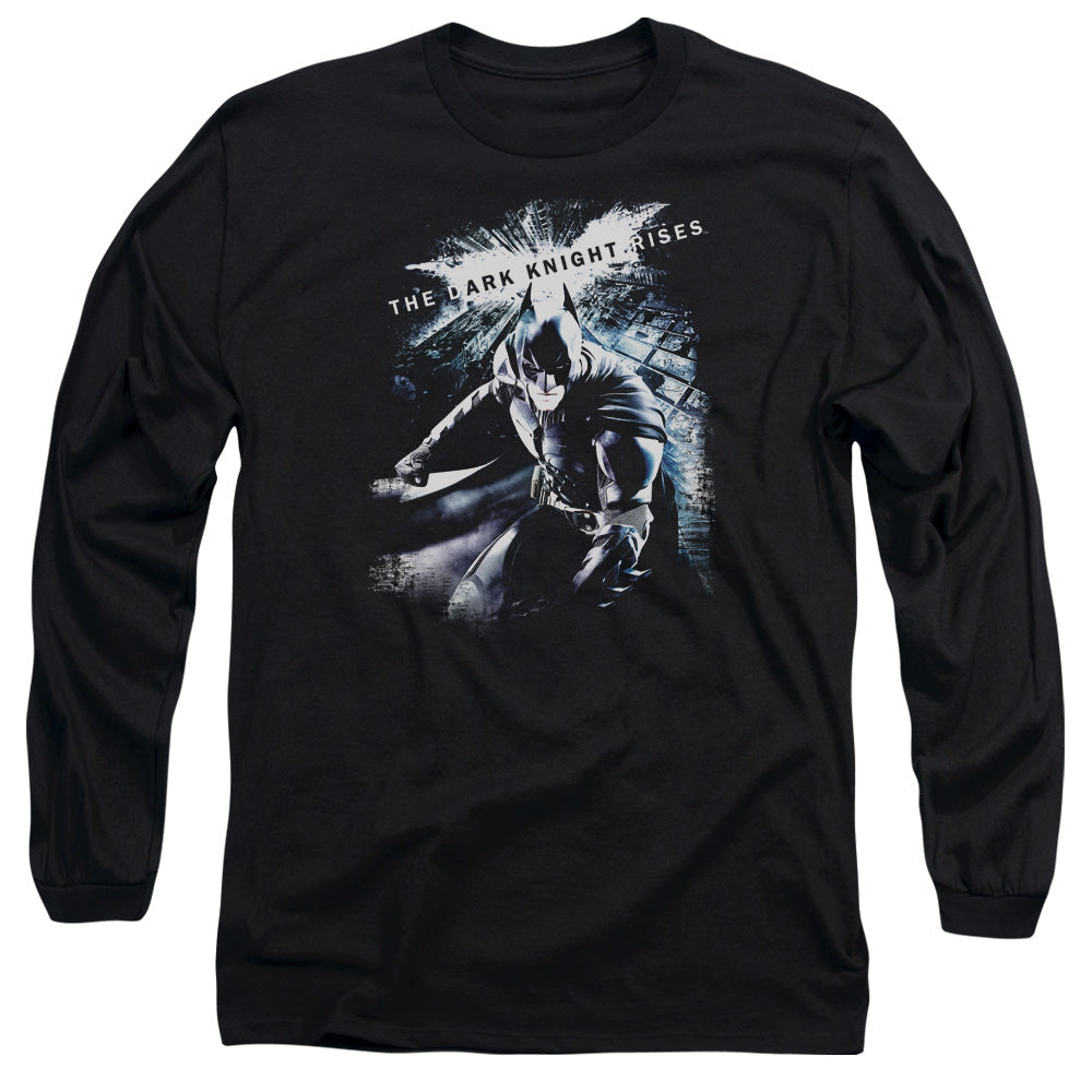 Dark Knight Rises More Than A Man Licensed Adult Unisex Long Sleeve T-Shirt