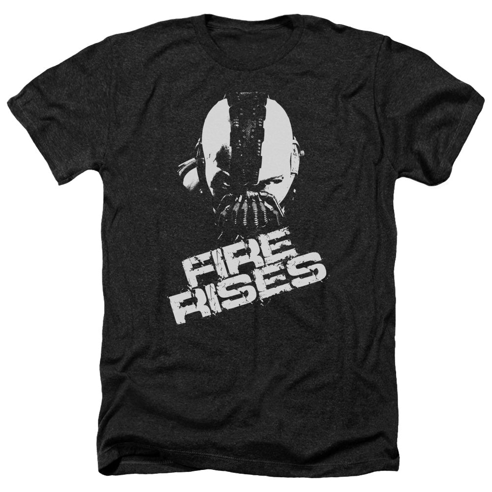 Dark Knight Rises Fire Rises Licensed Adult Unisex T-Shirt Heather Tee LG