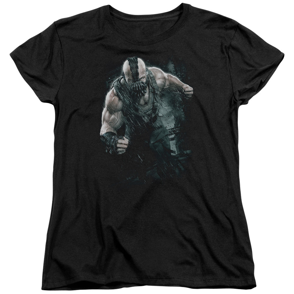 Dark Knight Rises Bane Rain Licensed Women's T-Shirt Regular Fit LG