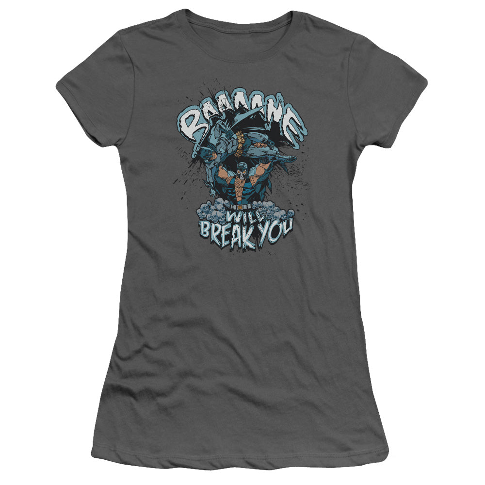Batman Bane Will Break You Licensed Women's T-Shirt Juniors SM-2X
