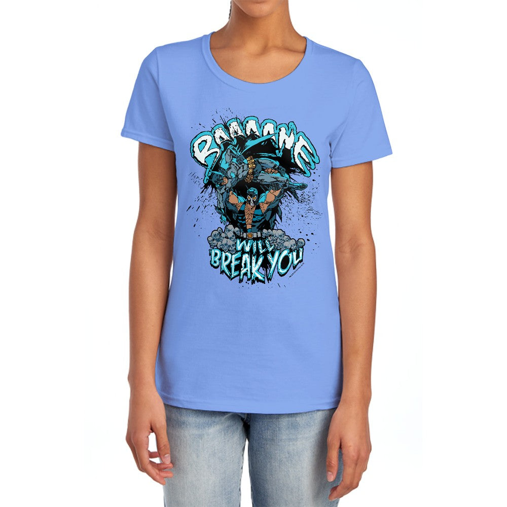 Batman Bane Will Break You Licensed Women's T-Shirt Regular Fit SM-2X
