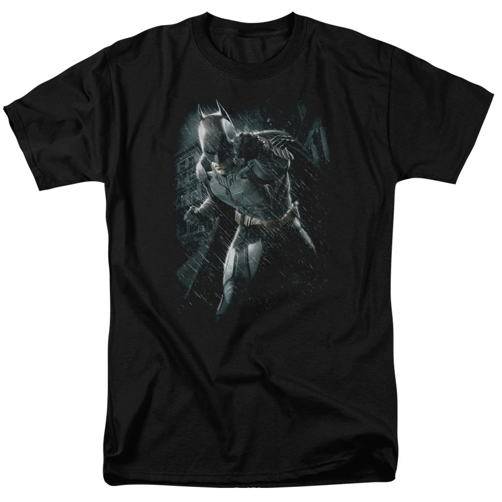 Dark Knight Rises Batman Rain Licensed Adult Unisex T-Shirt Regular Fit Tee