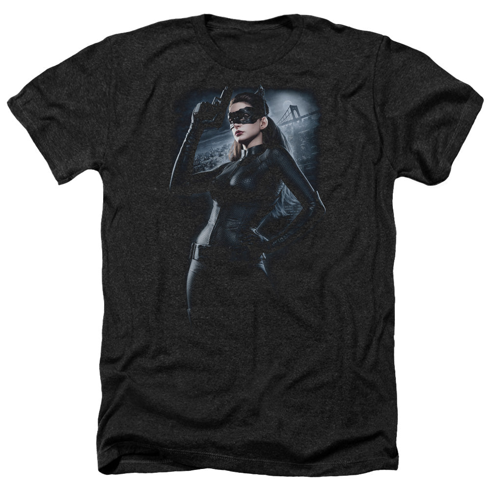 Dark Knight Rises Out On The Town Licensed Adult Unisex T-Shirt Heather Tee LG