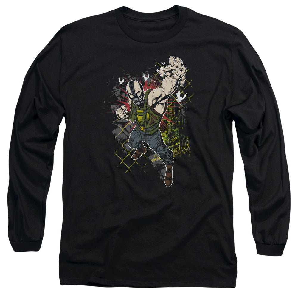 Dark Knight Rises Bane Will Crush Licensed Adult Unisex Long Sleeve T-Shirt LG