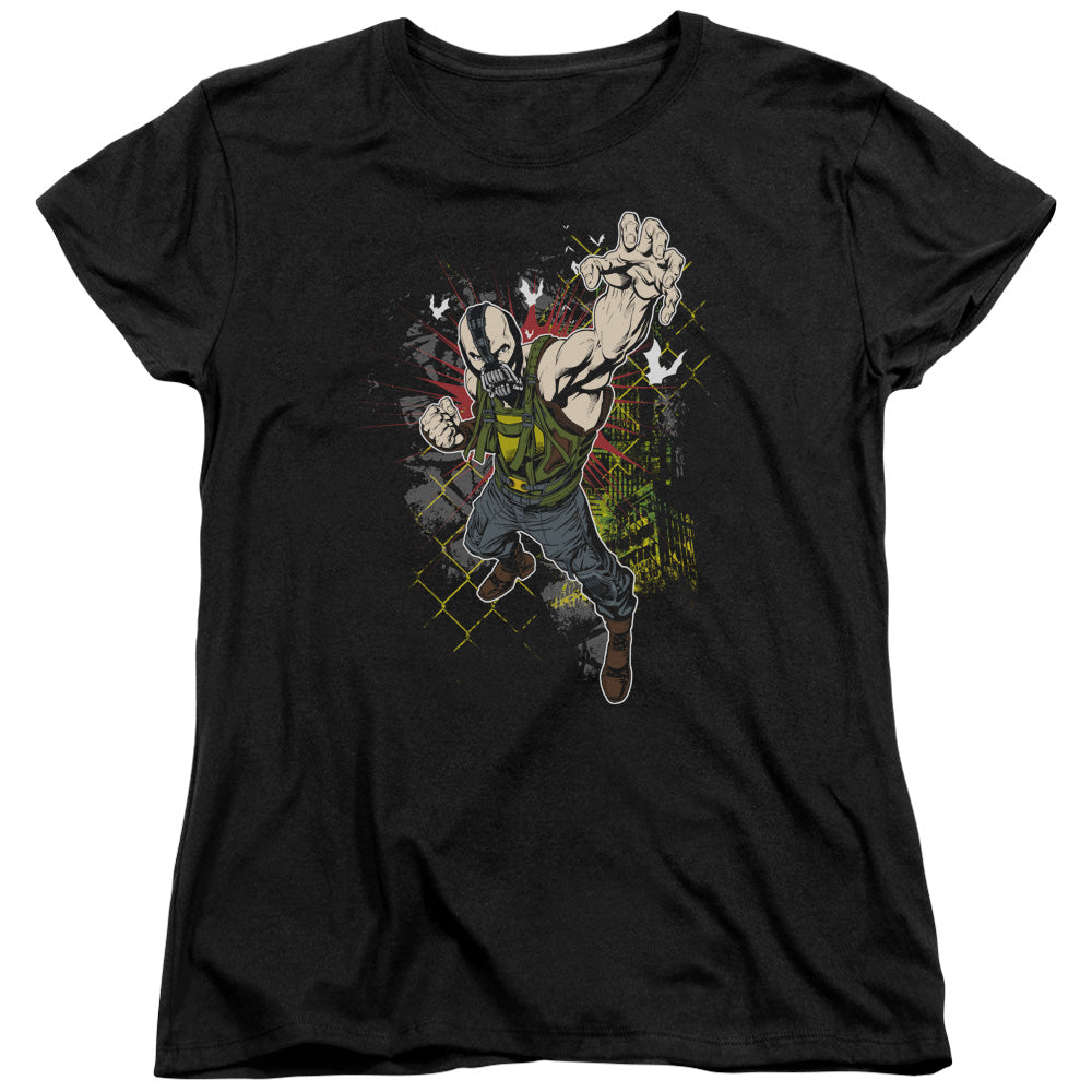 Dark Knight Rises Bane Will Crush Licensed Women's T-Shirt Regular Fit LG
