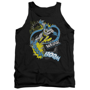 AN OFFCIALLY LICENSED BATMAN BAT EFFECTS ADULT UNISEX TANK TOP BLACK