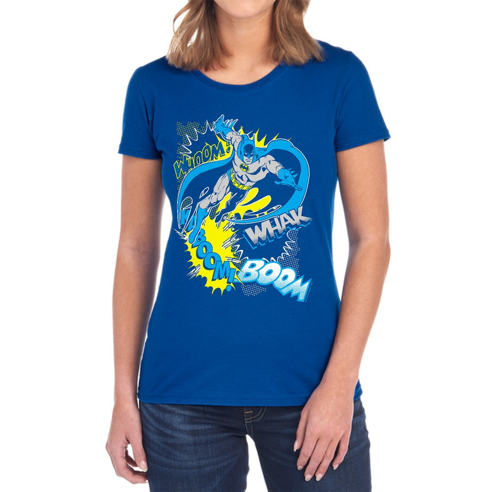 Batman Bat Effects Licensed Women's T-Shirt Regular Fit SM-2X