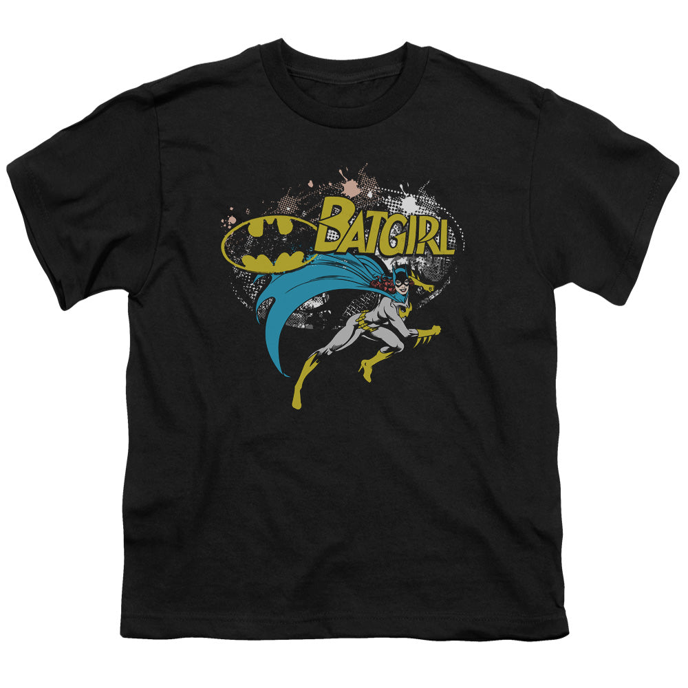Batman Batgirl Halftone Licensed Kid's T-Shirt (Ages 4-7) XS-XL
