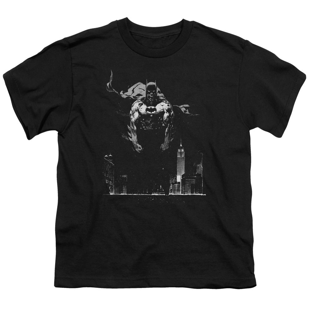 Batman Dirty City Licensed Kid's T-Shirt (Ages 4-7) XS-XL