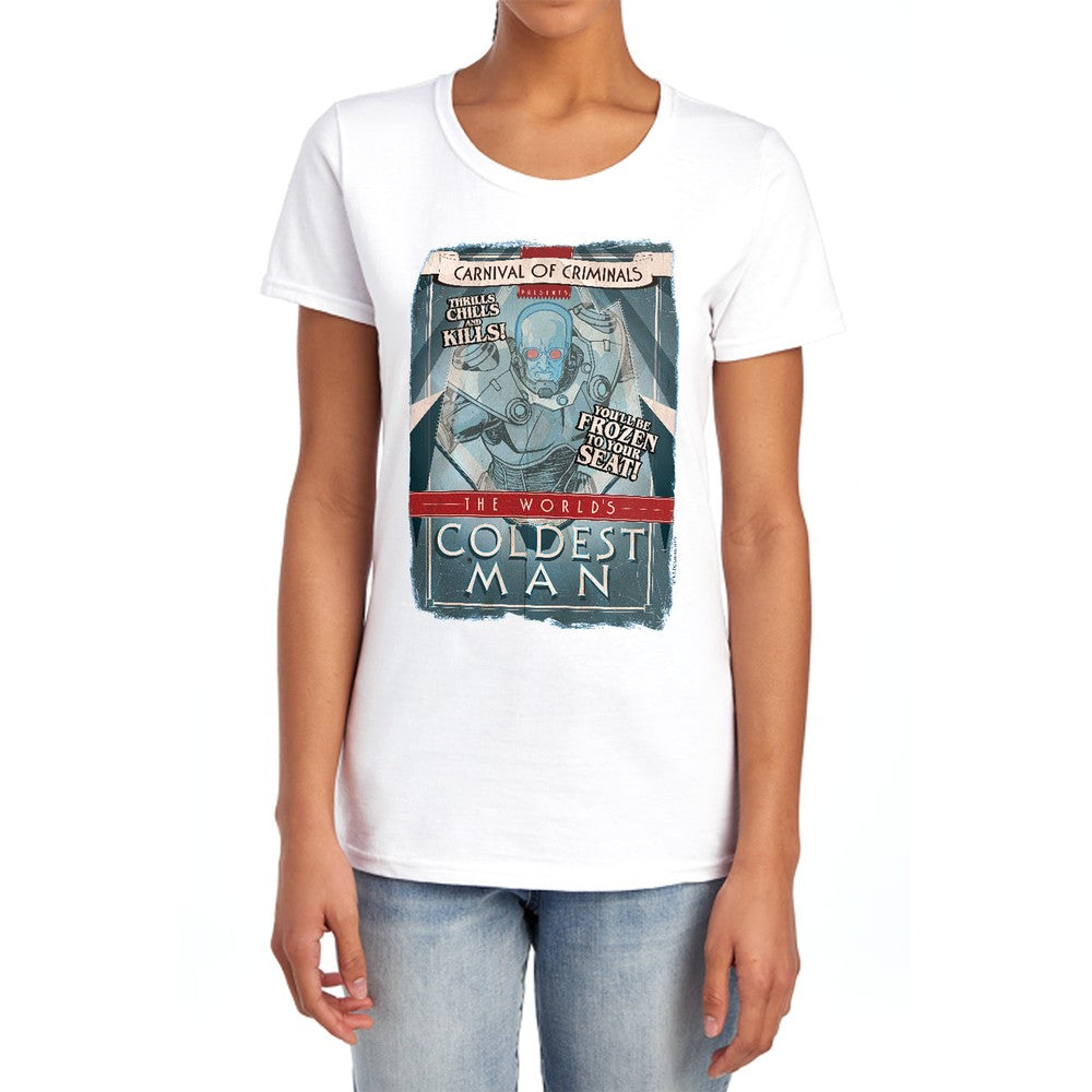 Batman Coldest Man Licensed Women's T-Shirt Regular Fit SM-2X