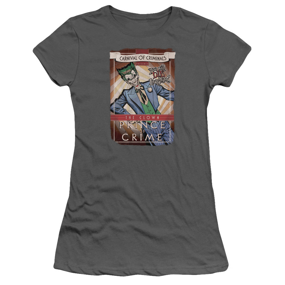 Batman Clown Prince Licensed Women's T-Shirt Juniors SM-2X