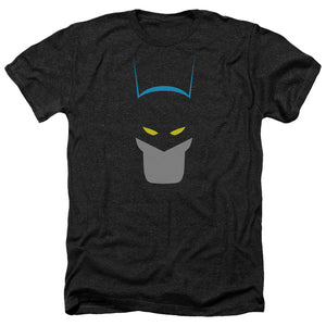 AN OFFCIALLY LICENSED BATMAN SIMPLIFIED MEN'S HEATHER T-SHIRT CHARCOAL