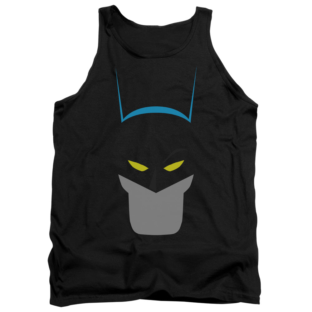 AN OFFCIALLY LICENSED BATMAN SIMPLIFIED ADULT UNISEX TANK TOP BLACK
