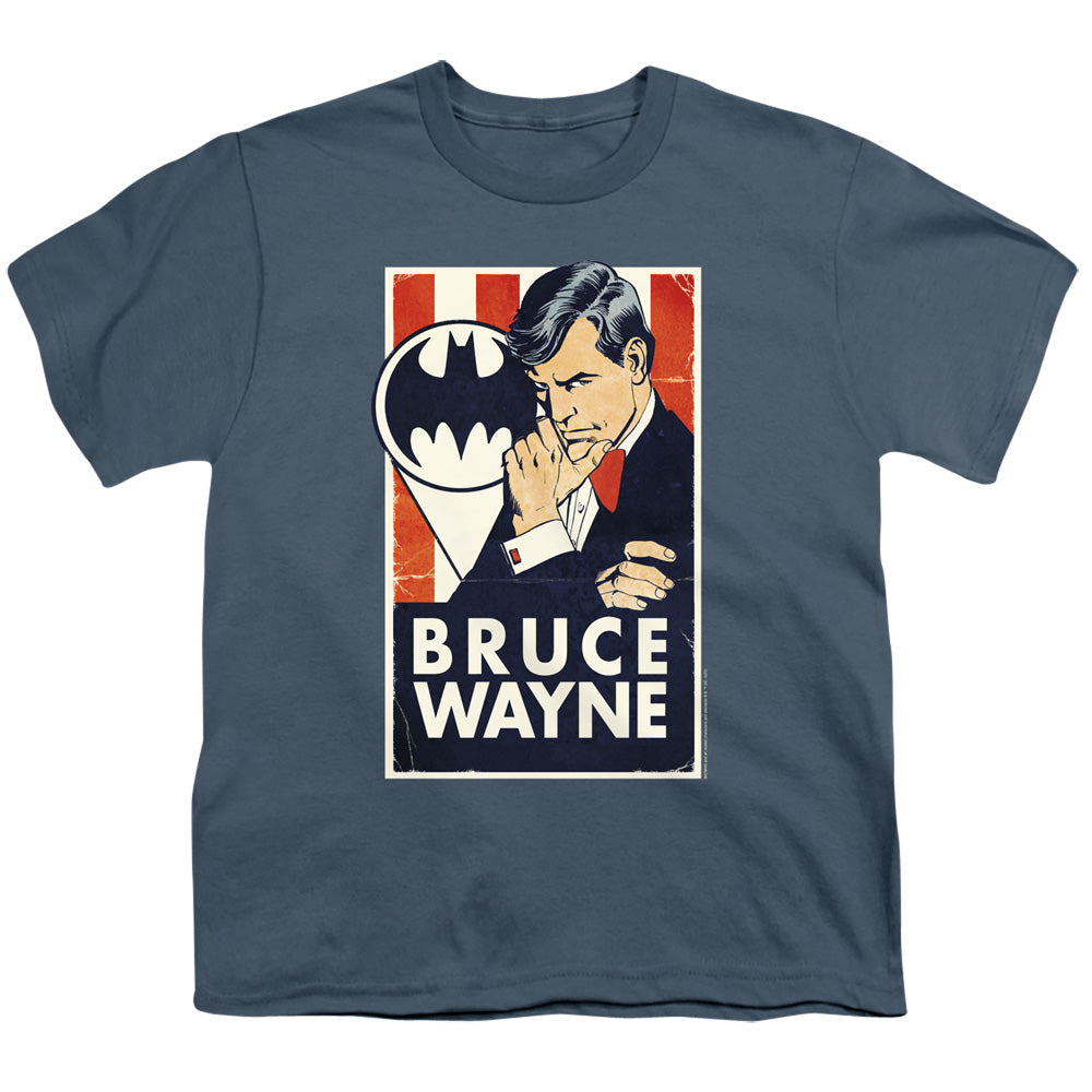 Batman Wayne For President Licensed Kid's T-Shirt (Ages 4-7) XL