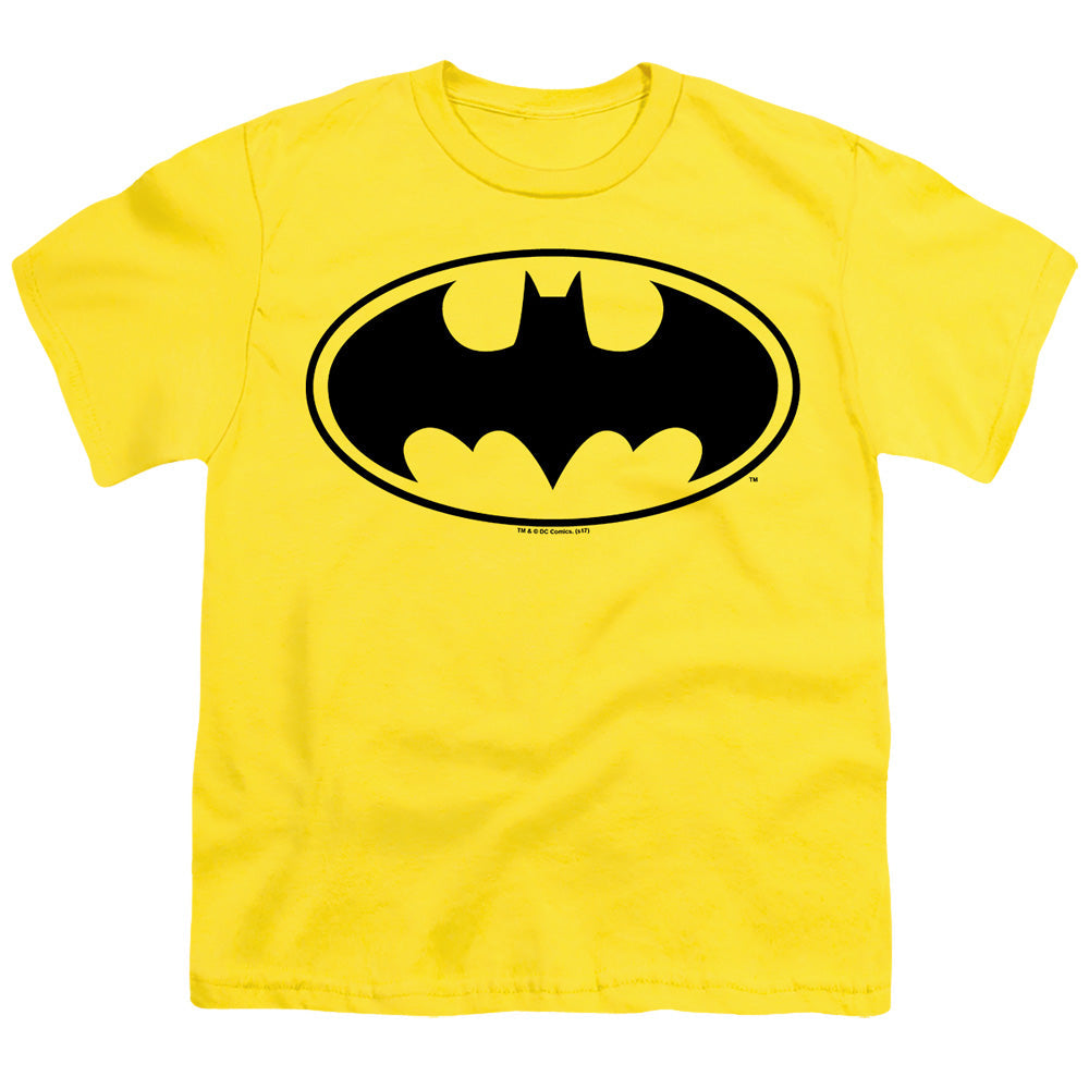 Batman Black Bat Licensed Kid's T-Shirt (Ages 4-7) XS-XL