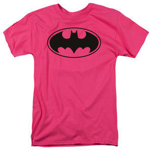 AN OFFCIALLY LICENSED BATMAN BLACK BAT MEN'S REGULAR FIT T-SHIRT PURPLE