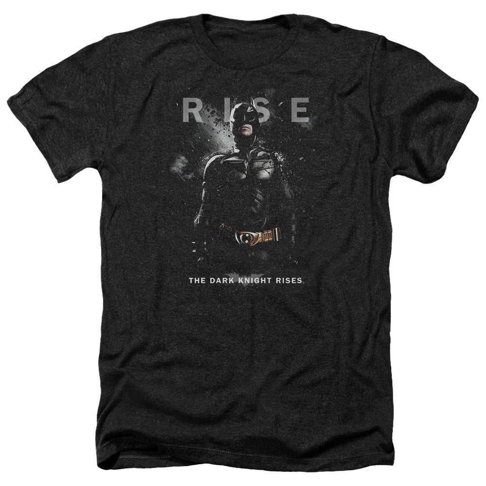 Dark Knight Rises Batman Rise Licensed Adult Unisex T-Shirt Heather Tee LG