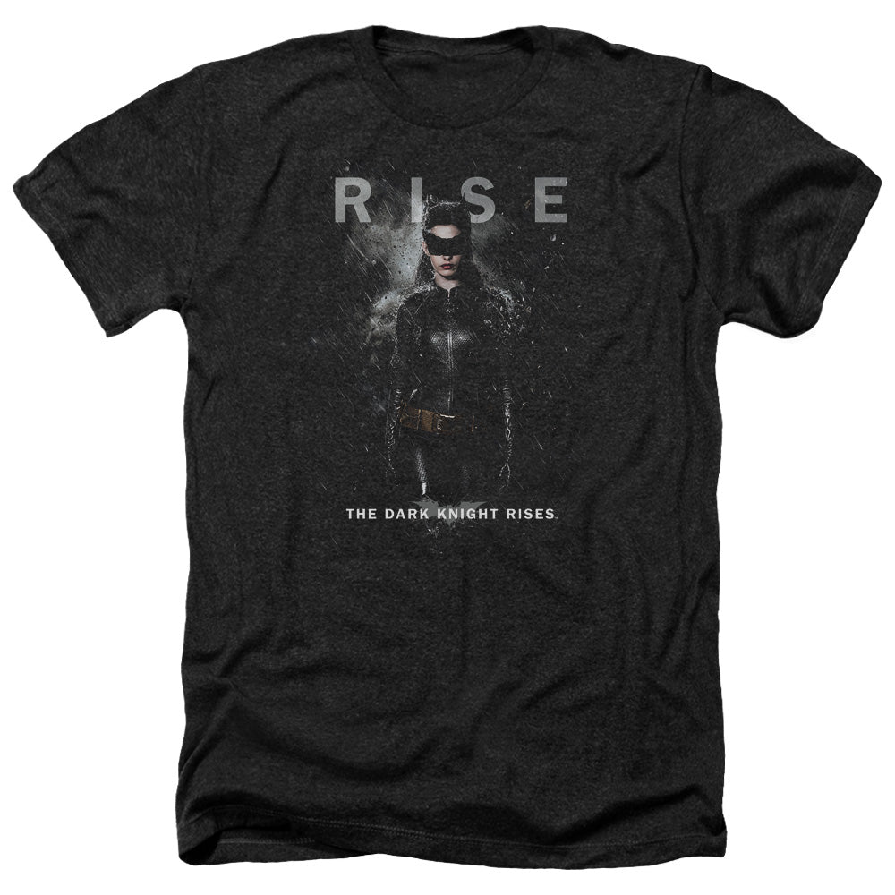 Dark Knight Rises Catwoman Rise Licensed Adult Unisex T-Shirt Heather Tee LG
