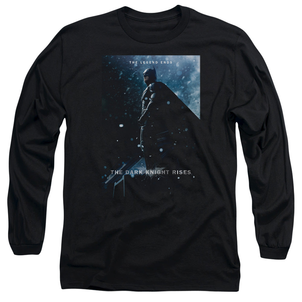 Dark Knight Rises Batman Poster Licensed Adult Unisex Long Sleeve T-Shirt LG