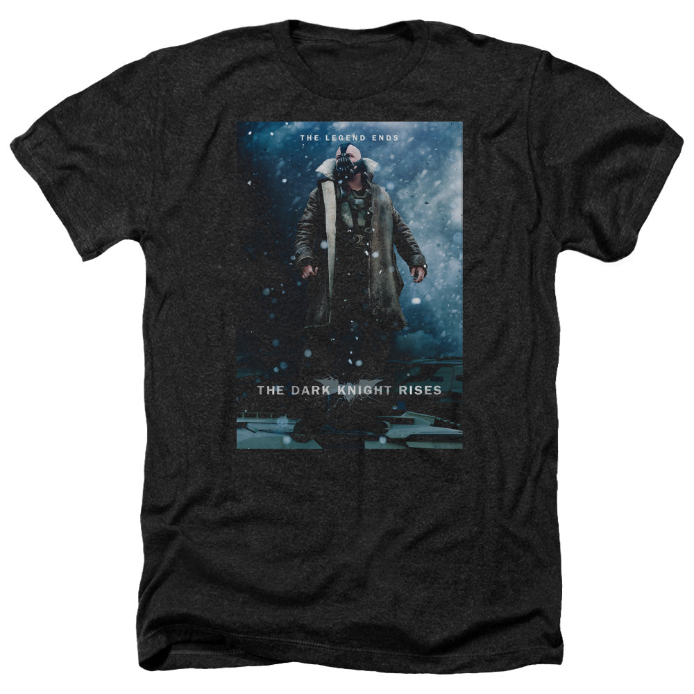 Dark Knight Rises Bane Poster Licensed Adult Unisex T-Shirt Heather Tee LG