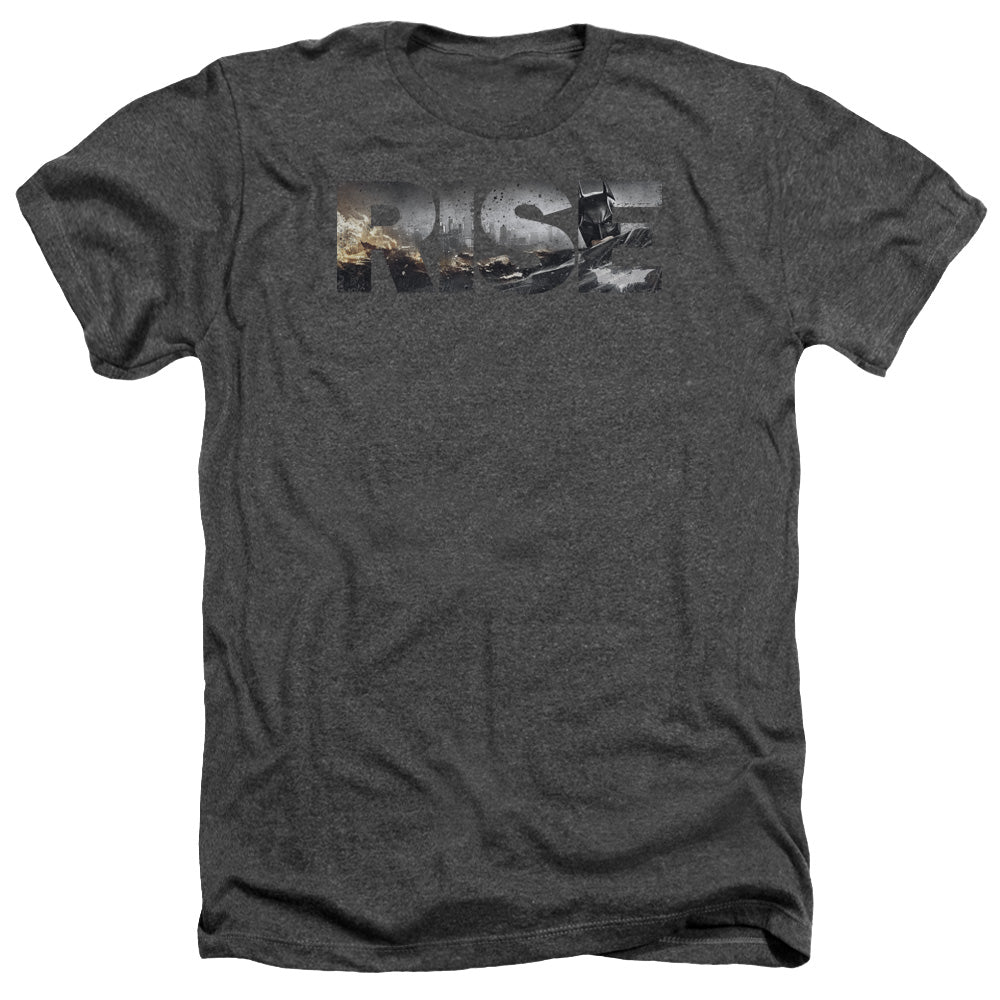 Dark Knight Rises Title Licensed Adult Unisex T-Shirt Heather Tee LG